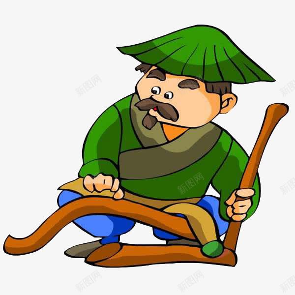 绿衣服的爷爷png免抠素材_新图网 https://ixintu.com 爷爷 绿衣服 装饰 贫困