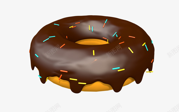 美食甜甜圈png免抠素材_新图网 https://ixintu.com C4D建模 png 免扣素材 甜甜圈 美食