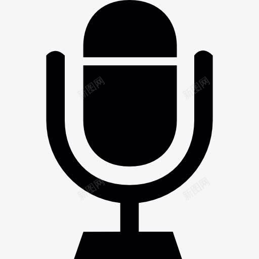 复古麦克风图标png_新图网 https://ixintu.com MIC 工具和用具 录音 微型 收音机 麦克风