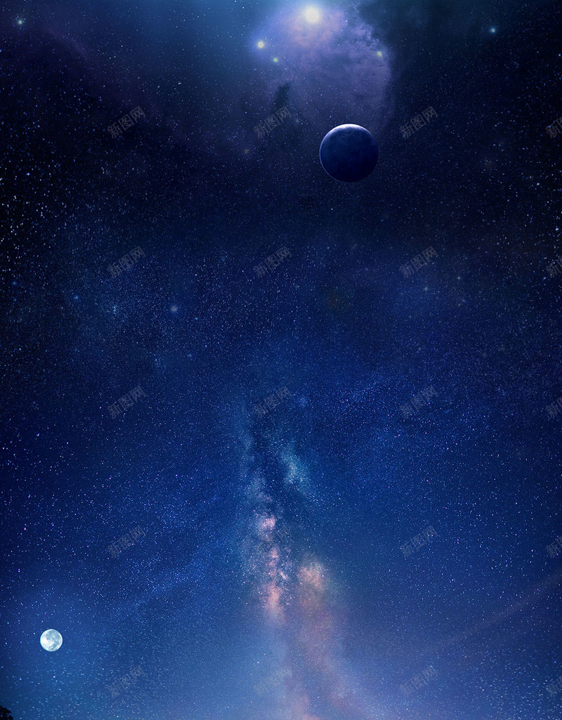 蓝色星空梦幻H5背景jpg设计背景_新图网 https://ixintu.com H5 H5背景 h5 星云 星海 星空 星际 梦幻 浪漫 蓝色
