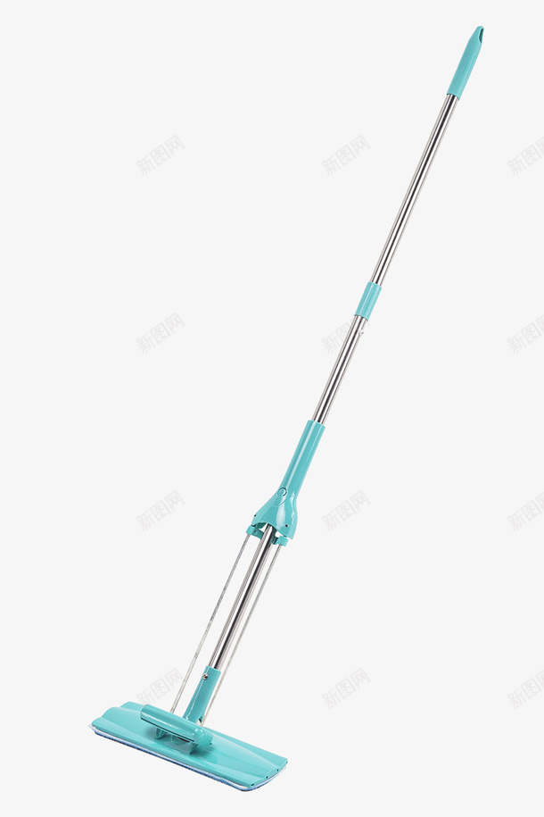 天蓝色家用拖把png免抠素材_新图网 https://ixintu.com 家用 扫把 拖把 物品
