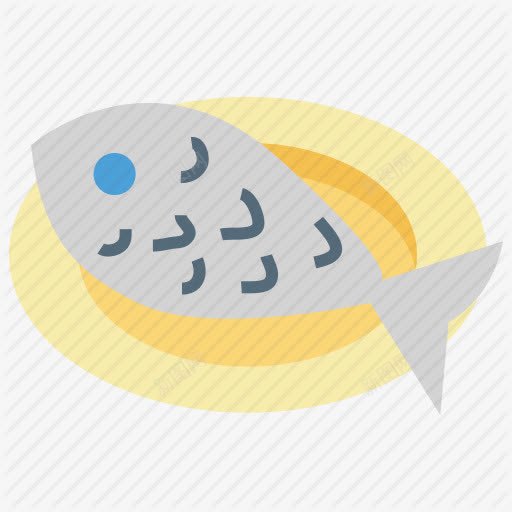 卡通烤鱼png免抠素材_新图网 https://ixintu.com 卡通 烤鱼 美食 食物