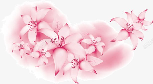 浪漫粉色婚纱照png免抠素材_新图网 https://ixintu.com 下载 婚纱照 浪漫 粉色 素材