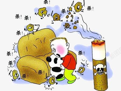 空气中的烟png免抠素材_新图网 https://ixintu.com 不抽烟 创意禁烟 在充满烟雾 家中的 小孩