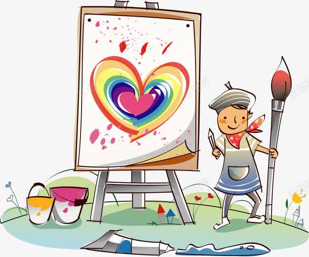 绘画卡通线条插画png免抠素材_新图网 https://ixintu.com 卡通 图片 插画 线条 绘画