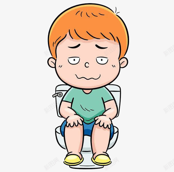 小男孩蹲马桶卡通png免抠素材_新图网 https://ixintu.com 上厕所 卡通坐便 厕所 坐便器 小男孩 矢量人物下蹲 马桶
