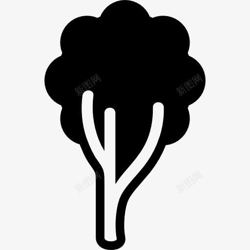 树的形状图标png_新图网 https://ixintu.com 圆润 形状 性质 树 树叶 树干 自然