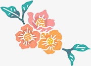 唯美手绘花朵植物png免抠素材_新图网 https://ixintu.com 植物 花朵