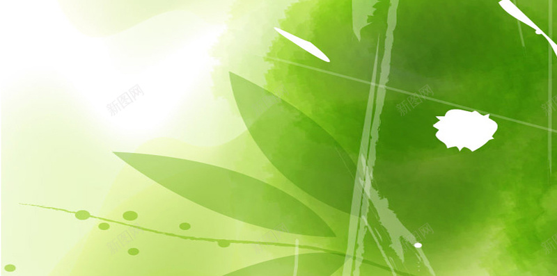 绿色荷叶背景jpg设计背景_新图网 https://ixintu.com H5 小清新 文艺 简约 绿色 背景 荷叶