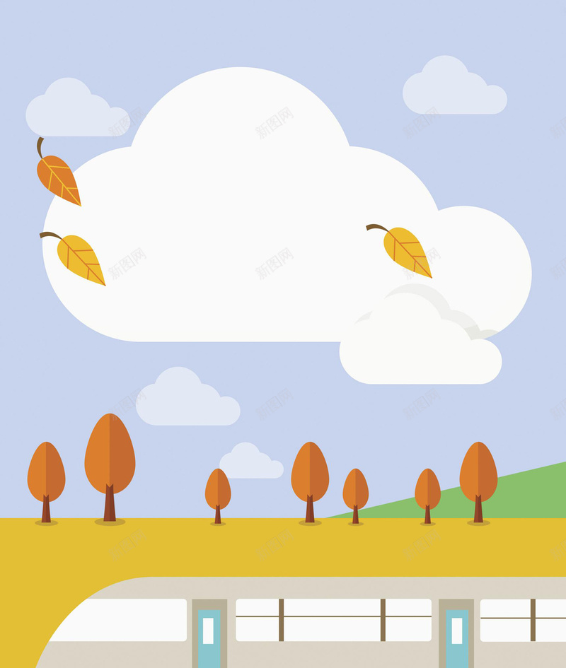 卡通高铁背景广告背景jpg设计背景_新图网 https://ixintu.com 卡通 卡通素材 广告背景 手绘背景 树叶 森林 简约 高铁 高铁车站广告贴图