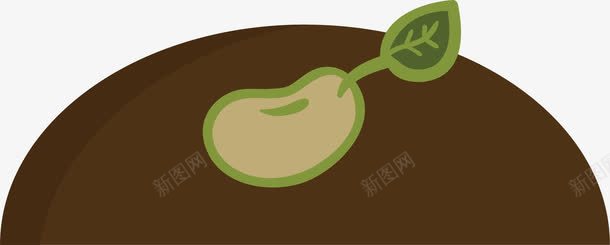 种子发芽案png免抠素材_新图网 https://ixintu.com 发芽 图案 种子