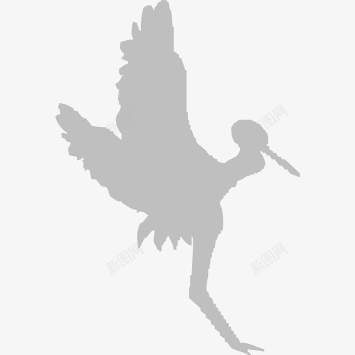 仙鹤鹤图标png_新图网 https://ixintu.com PNG 仙鹤 免扣 鹤