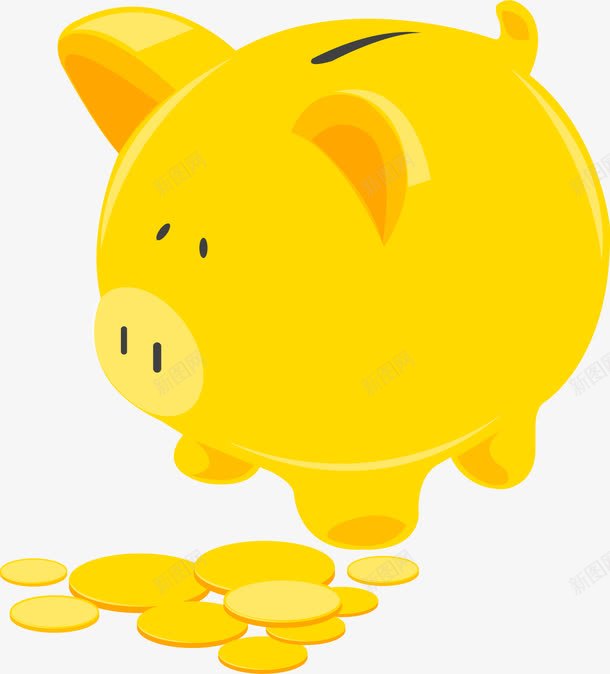 卡通金融金猪png免抠素材_新图网 https://ixintu.com 卡通 金猪 金融