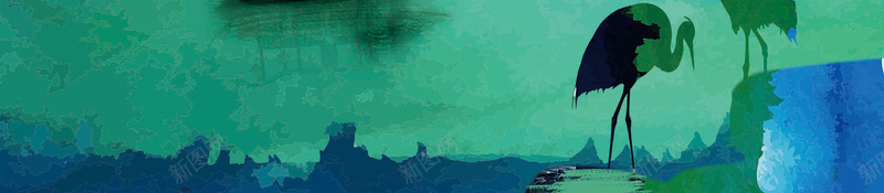 清明节踏青宣传海报背景psd设计背景_新图网 https://ixintu.com 小清新 文艺 旅游海报 春天 春季海报 春雨 清明节海报 绿色 荷花 踏青海报