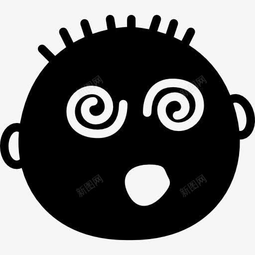 淡淡的图标png_新图网 https://ixintu.com 人 头晕 头脑混乱 恶心 情感 情绪 无力 无力感 表情