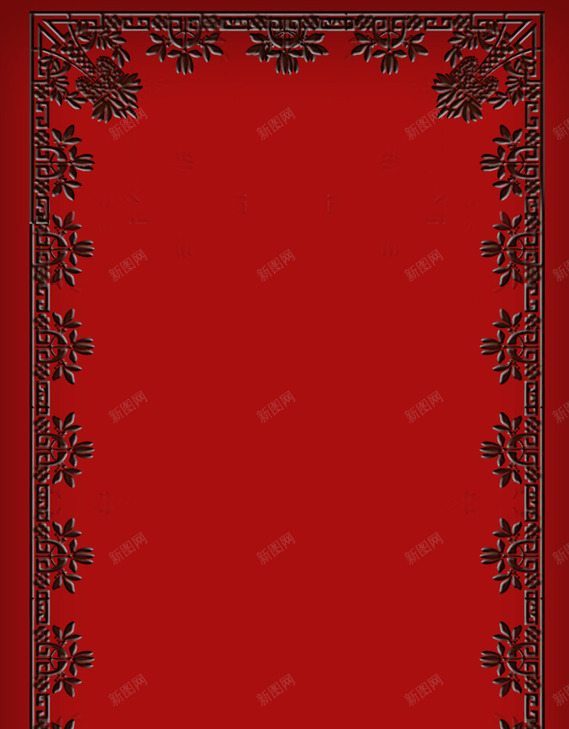 红色边框花纹H5背景psd设计背景_新图网 https://ixintu.com 边框花纹 红色 纹理 花纹 边框 红色边框 唯美 H5背景 简约