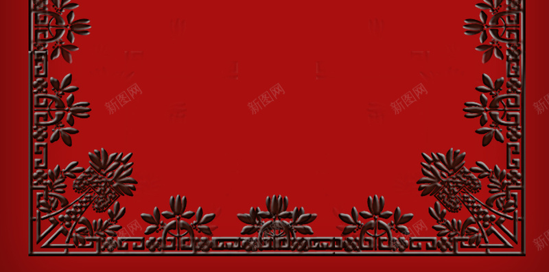 红色边框花纹H5背景psd设计背景_新图网 https://ixintu.com 边框花纹 红色 纹理 花纹 边框 红色边框 唯美 H5背景 简约