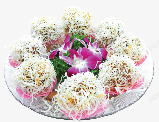 一盘芋球png免抠素材_新图网 https://ixintu.com 中华美食 产品实物 家常菜 民间菜 芋球 菜品 餐饮