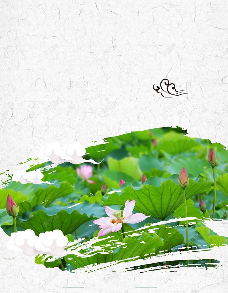 二十四节气夏至传统节日海报背景模板psd设计背景_新图网 https://ixintu.com 二十四节气 传统节日 夏至 宣传 海报 简约 背景模板 荷花
