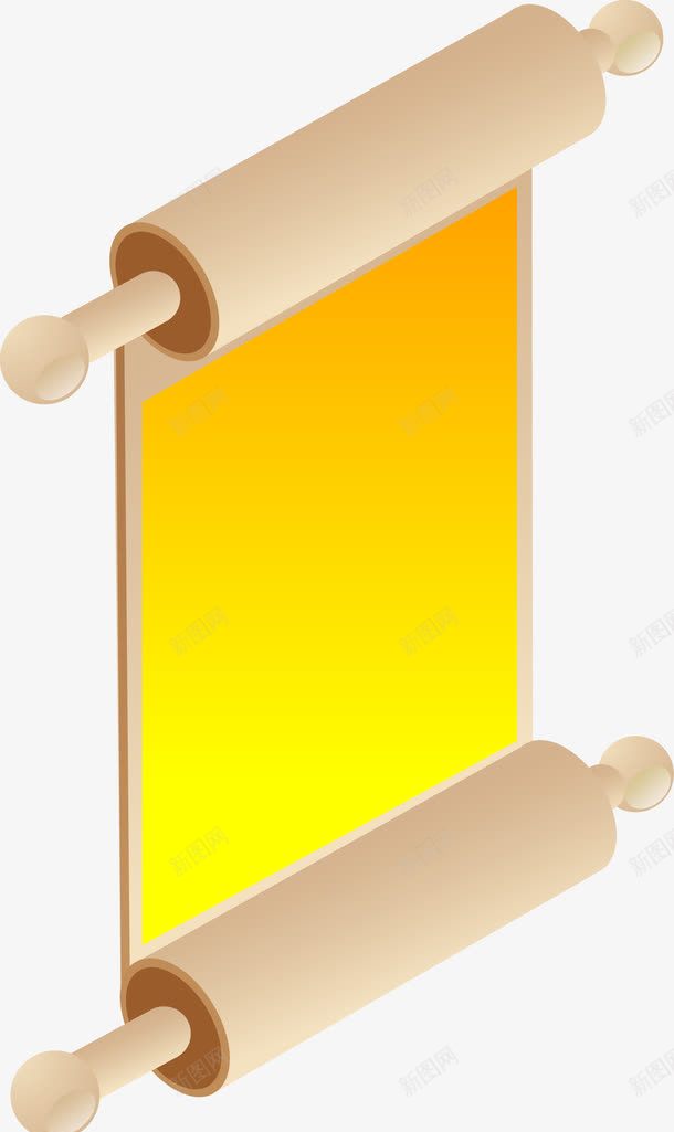 展开的画卷矢量图eps免抠素材_新图网 https://ixintu.com 中国元素 画卷 矢量图