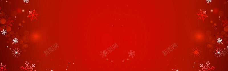 新年雪花喜庆背景jpg高清背景_新图网 https://ixintu.com 喜庆素材 新年 活动素材 海报banner 渐变 简约 红色 节日背景 雪花