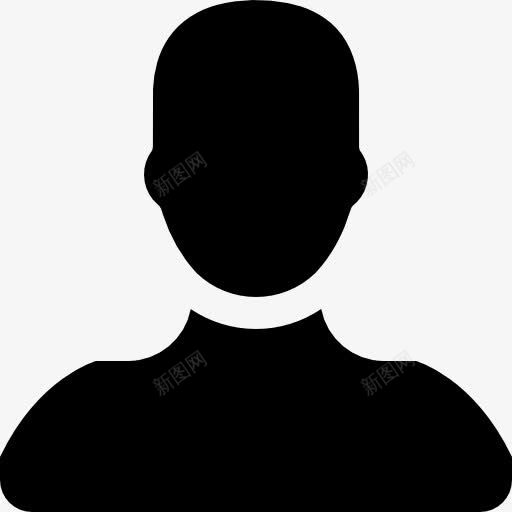 用户男形图标png_新图网 https://ixintu.com 人 用户 男人 男性 界面 黑色