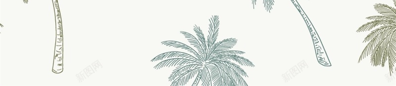 手绘椰树简约海报背景jpg设计背景_新图网 https://ixintu.com 单线稿 手绘 椰树 简约 线稿 线稿椰树 线稿椰树背景 蓝色 设计背景