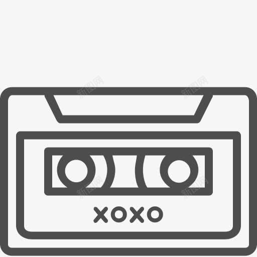 磁带图标png免抠素材_新图网 https://ixintu.com 磁带
