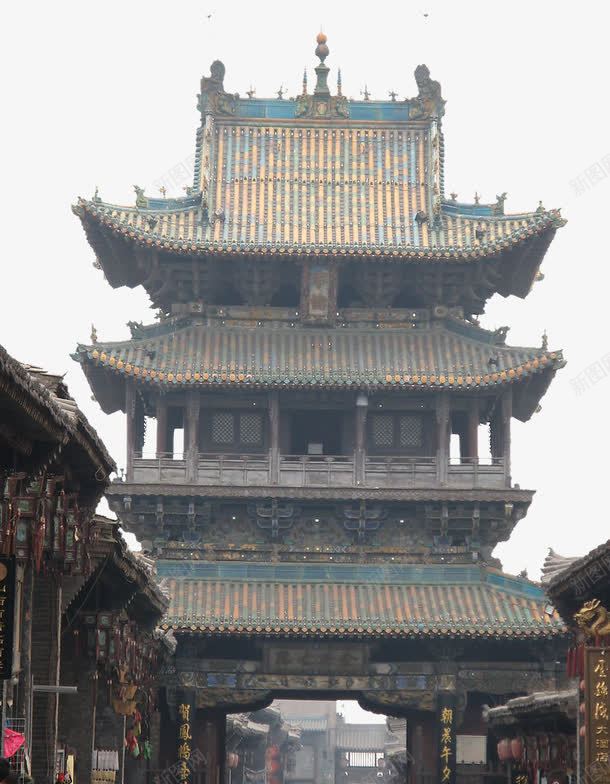 旅游png免抠素材_新图网 https://ixintu.com 山西 平遥古城 建筑