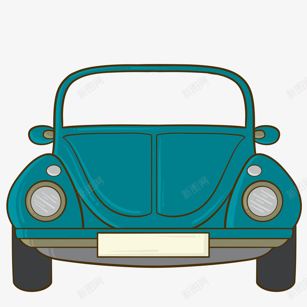 卡通插画汽车png免抠素材_新图网 https://ixintu.com Q版汽车 卡通汽车 插画汽车 汽车 绘画汽车 绿色车子