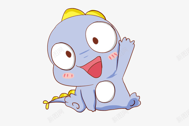 可爱的小恐龙哇png免抠素材_新图网 https://ixintu.com 可爱 小学生 恐龙 简笔画恐龙 萌
