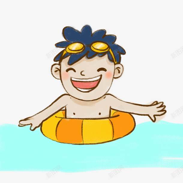 孩子游泳透明png免抠素材_新图网 https://ixintu.com png 子游泳 孩 素材 透明