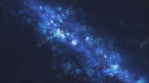 蓝色星空海报png免抠素材_新图网 https://ixintu.com 星空 海报 蓝色