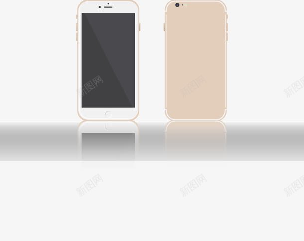 土豪金iphonepng免抠素材_新图网 https://ixintu.com 土豪金 土豪金手机 苹果手机
