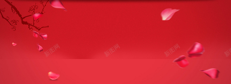 红色落花背景素材jpg设计背景_新图网 https://ixintu.com 红色 双十一 国庆 中国风 大气 淘宝 高清图片 海报banner 双11 1111