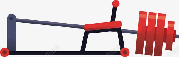 卡通健身器材登力器png免抠素材_新图网 https://ixintu.com 举重 体育 健身 健身房 健身馆 卡通 器材 文体 活动 登力器 运动 锻炼