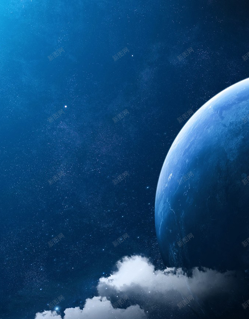 蓝色光效H5背景jpg设计背景_新图网 https://ixintu.com H5 H5背景 h5 光效 商务 星球 炫酷 科幻 科技 蓝色