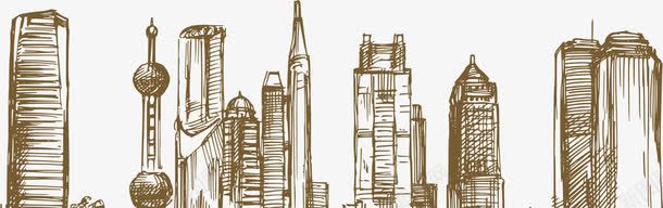 手绘城市盛世年华png免抠素材_新图网 https://ixintu.com 城市 年华 盛世