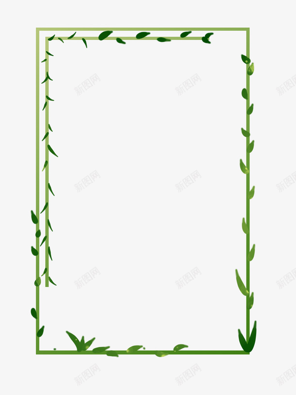 边框植物边框线框藤蔓png免抠素材_新图网 https://ixintu.com 植物边框 线框 藤蔓 边框