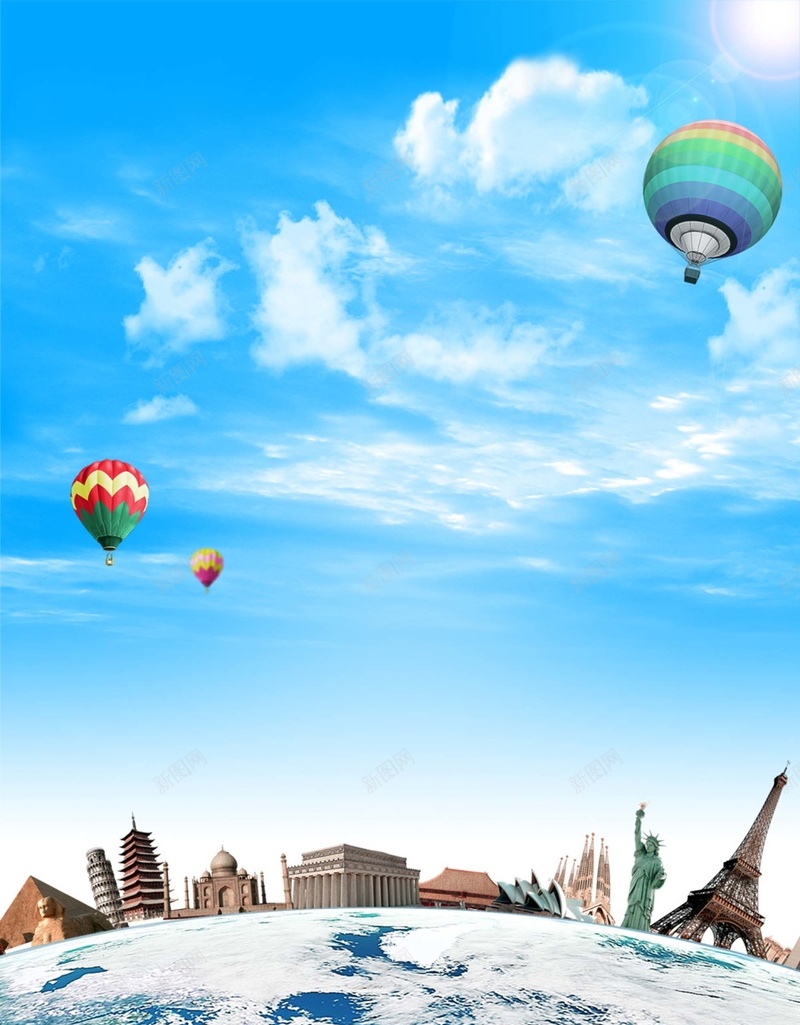蓝色天空氢气球jpg设计背景_新图网 https://ixintu.com 和谐 地球 城市 小清新 文艺 氢气球 简约 蓝色 蓝色天空氢气球背景图片免费下载氢气球