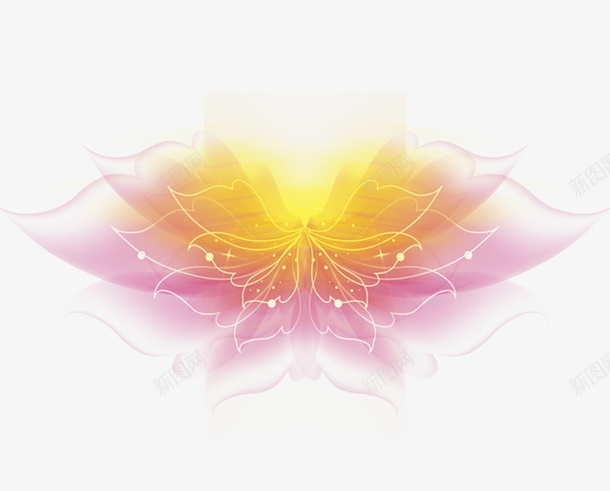 梦幻翅膀png免抠素材_新图网 https://ixintu.com 彩翼 翅膀 蝴蝶 装饰