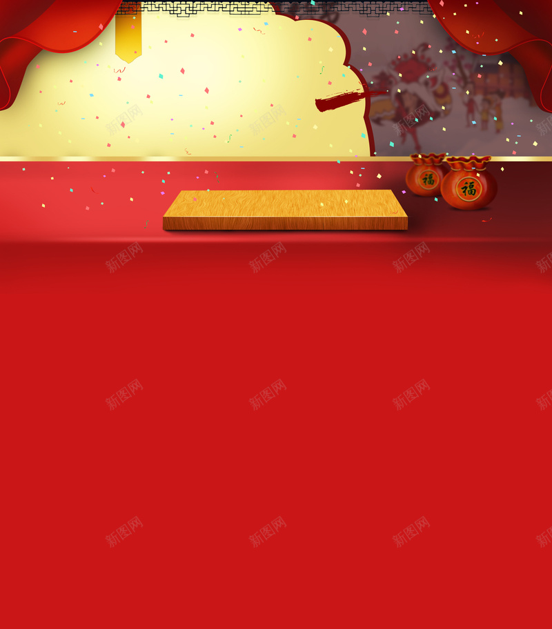红色狂欢元宵节首页背景psd设计背景_新图网 https://ixintu.com 红色背景 狂欢背景 元宵节 元宵节背景 福袋