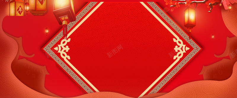 狗年海报bannerjpg设计背景_新图网 https://ixintu.com 2018年 狗年 闹元宵 元宵节 元宵佳节 小年夜 狗年设计 狗年海报 瑞狗丰年 年货节 开心