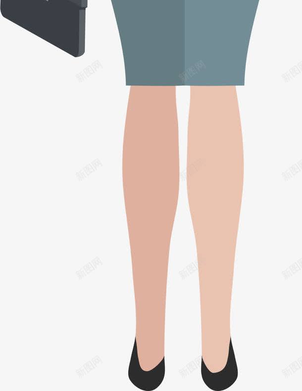 美丽职场女人插画png免抠素材_新图网 https://ixintu.com 人物插画 女人插画 手拿文件 美丽女人 职场女人 职场女性