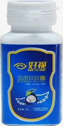 好视蓝莓软胶囊蓝色包装png免抠素材_新图网 https://ixintu.com 包装 胶囊 蓝色