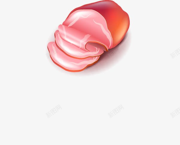 美味火腿肉png免抠素材_新图网 https://ixintu.com 卡通 火腿 火腿片 肉 食物