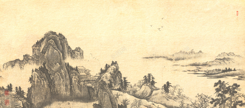 笔墨丹青中国风复古bannerjpg设计背景_新图网 https://ixintu.com 笔墨 丹青 简约 简约背景 背景图 清新 梦幻 水墨 中国风 复古banner