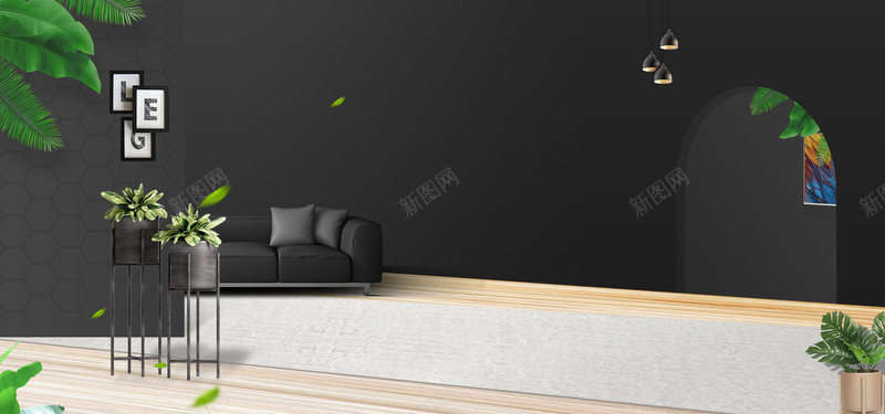 清新北欧简约风家具促销bannerpsd设计背景_新图网 https://ixintu.com 北欧 大气 家具促销 家居 文艺 清新 简约风 高档