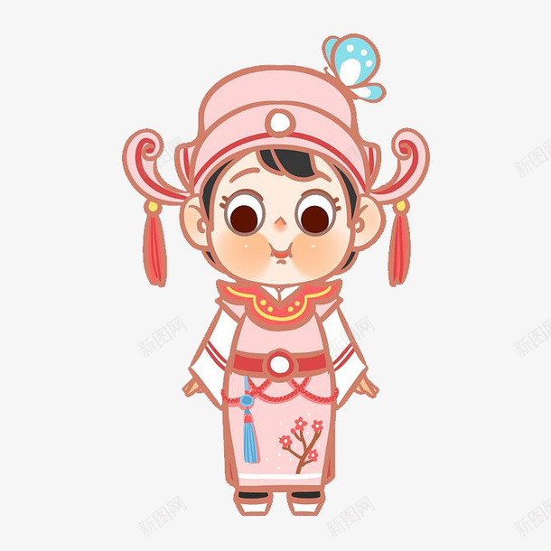 中国神话传说人物之祝英台psd免抠素材_新图网 https://ixintu.com 人物 传说 动漫 神话