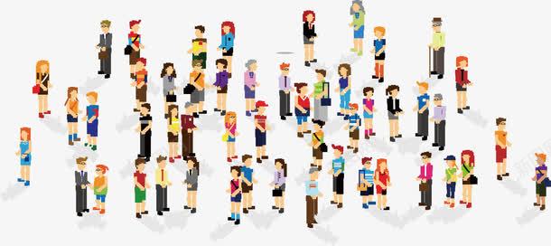 创意人群矢量图ai免抠素材_新图网 https://ixintu.com 人群 创意 小人 矢量图